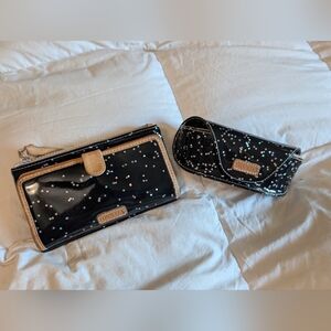 Consuela Glitter Starry Wallet And Sunglasses Case Set